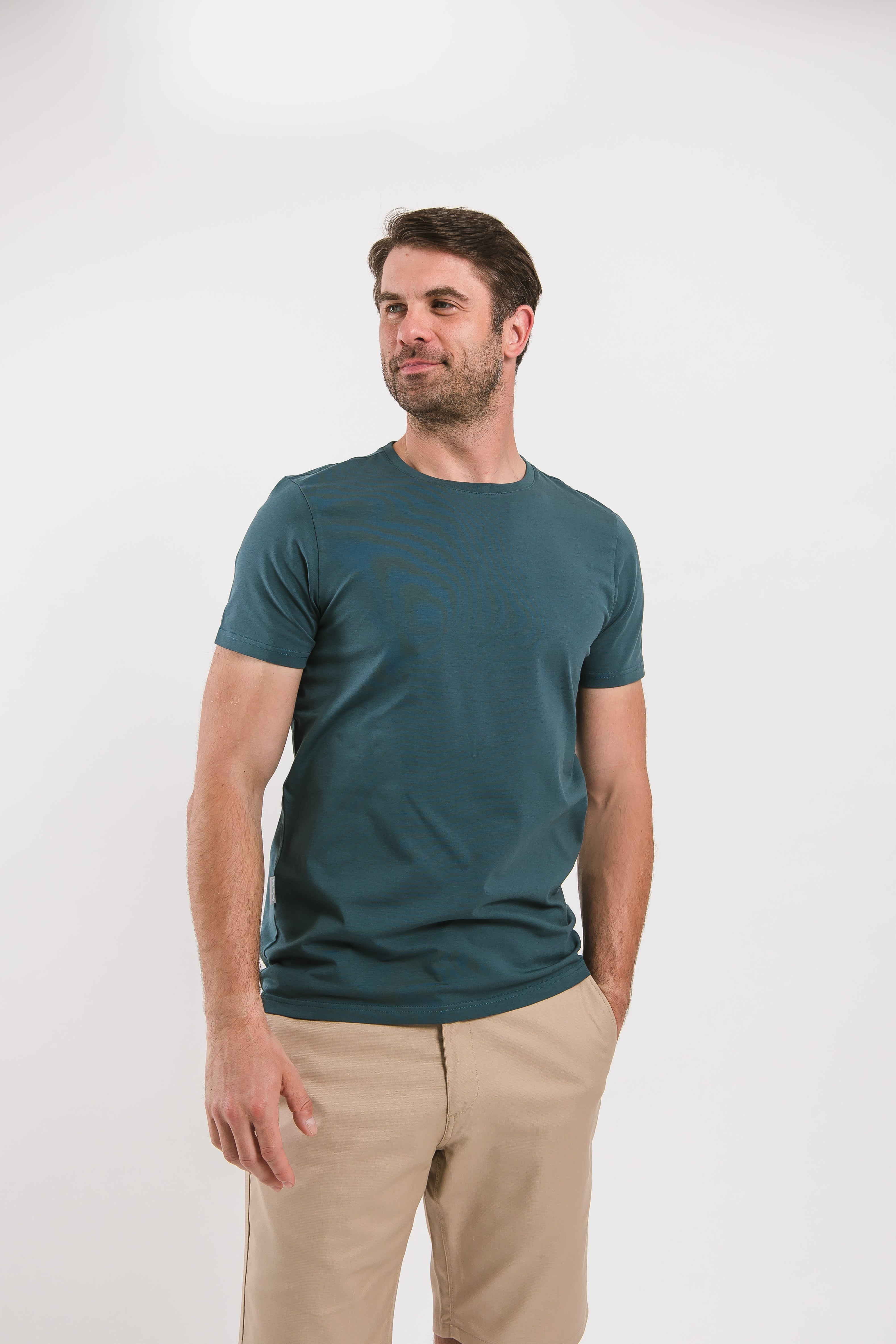Camiseta de cuello redondo para hombre Be Lenka Essentials - Azul océano intenso