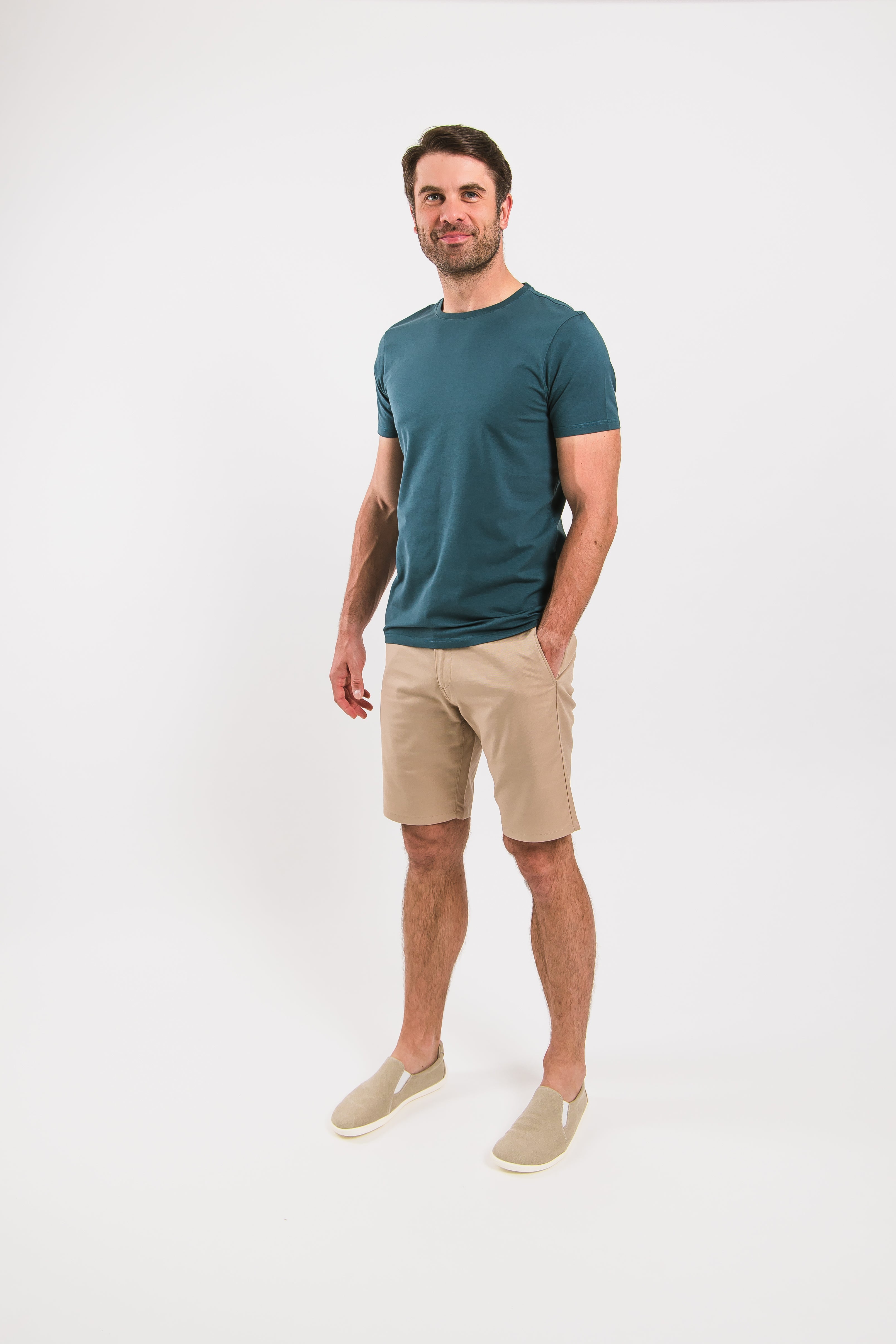 Camiseta de cuello redondo para hombre Be Lenka Essentials - Azul océano intenso