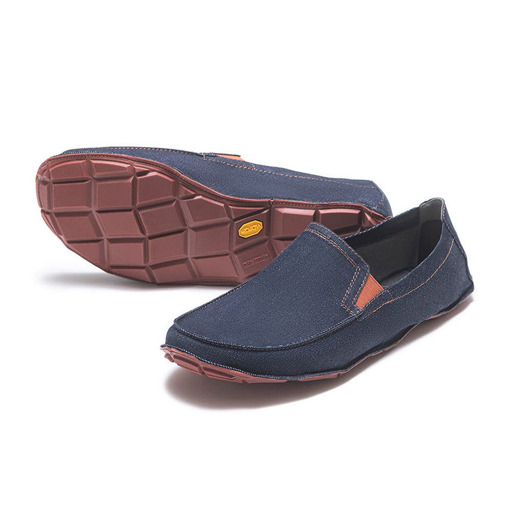 Vibram One Quarter Gents Jeans Dark Blue/Brick