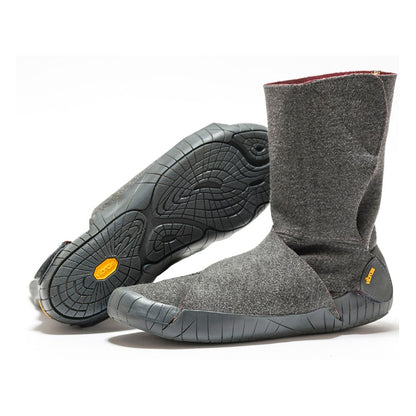 Botas de fieltro rusas Furoshiki, talla XS/M/L, 3.5-4.5, color gris/vino tinto - 17UCH05