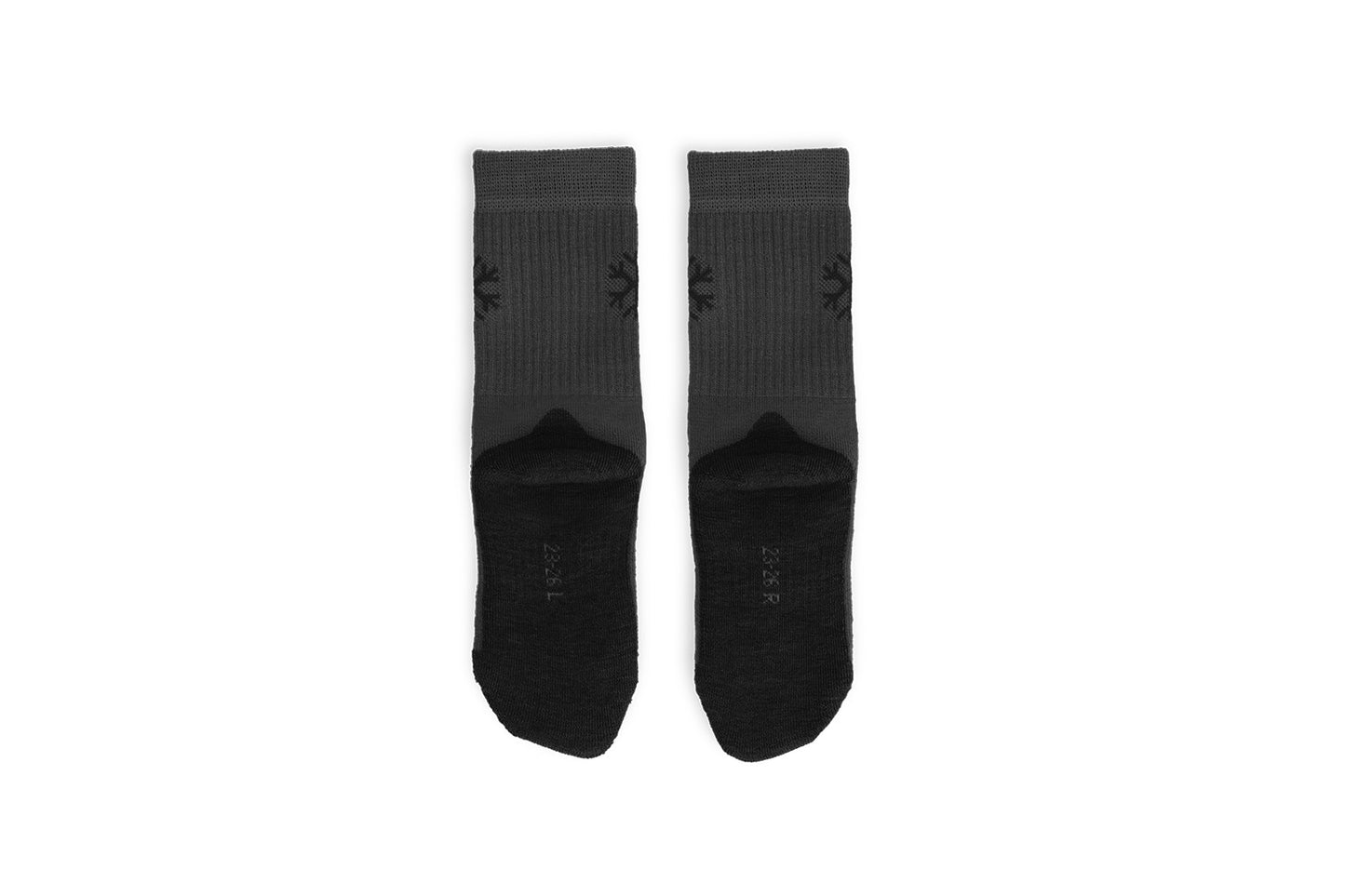 Kids barefoot Socks Be Lenka Kids - Crew - Merino Wool - Grey