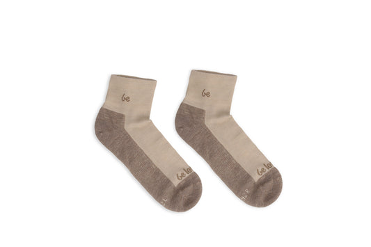 Barefoot Socks Be Lenka - Crew - Merino Wool – Beige