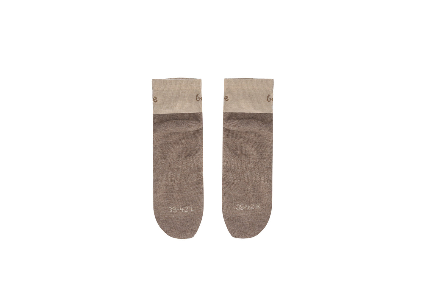 Barefoot Socks Be Lenka - Crew - Merino Wool – Beige