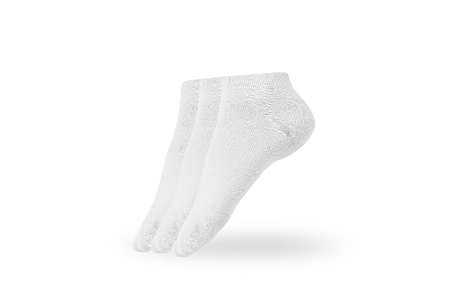 Barefoot Socks - Low-cut - Essentials - White - 3 pack