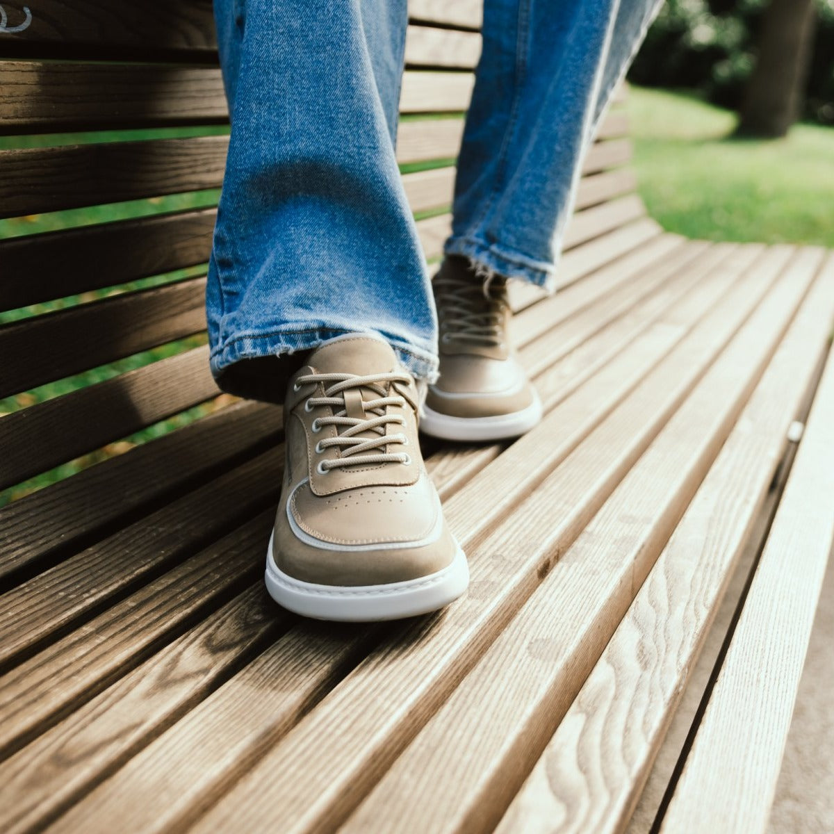 Barefoot Sneakers Barebarics Blend - Cappuccino Brown