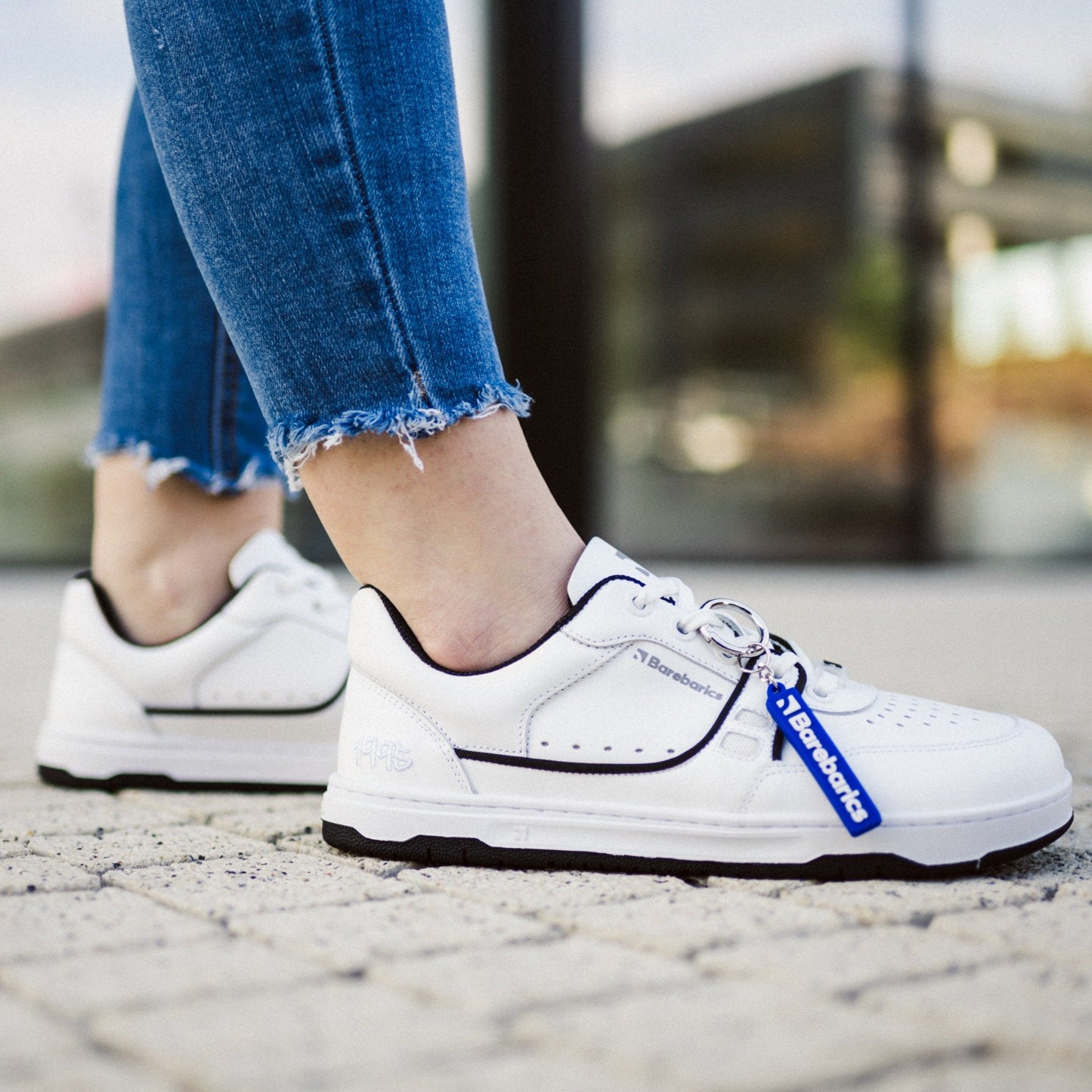 Barefoot Sneakers Barebarics Arise - White & Black