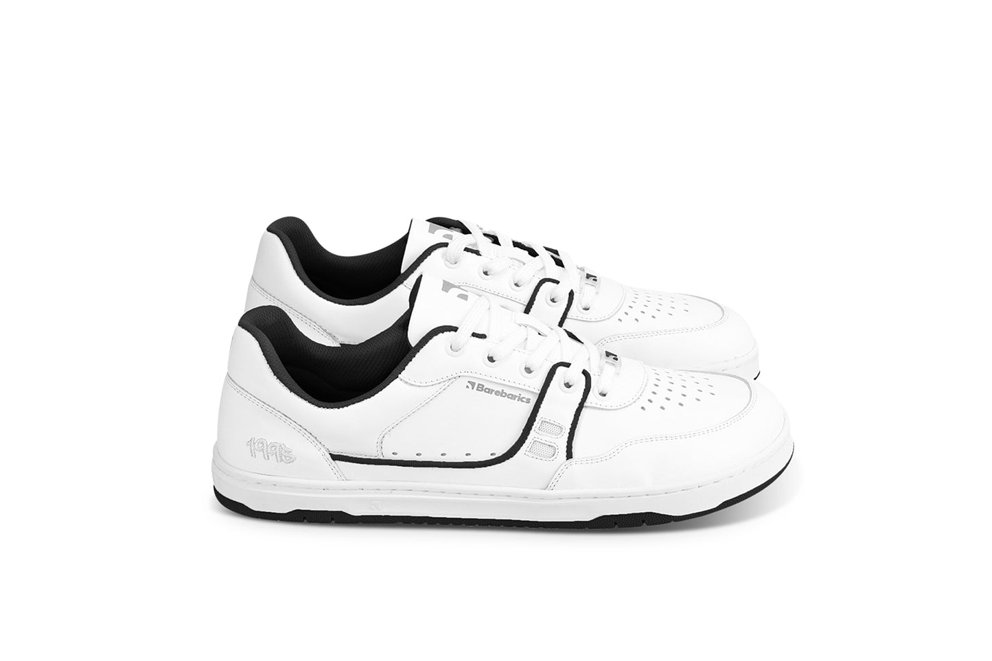 Barefoot Sneakers Barebarics Arise - White & Black