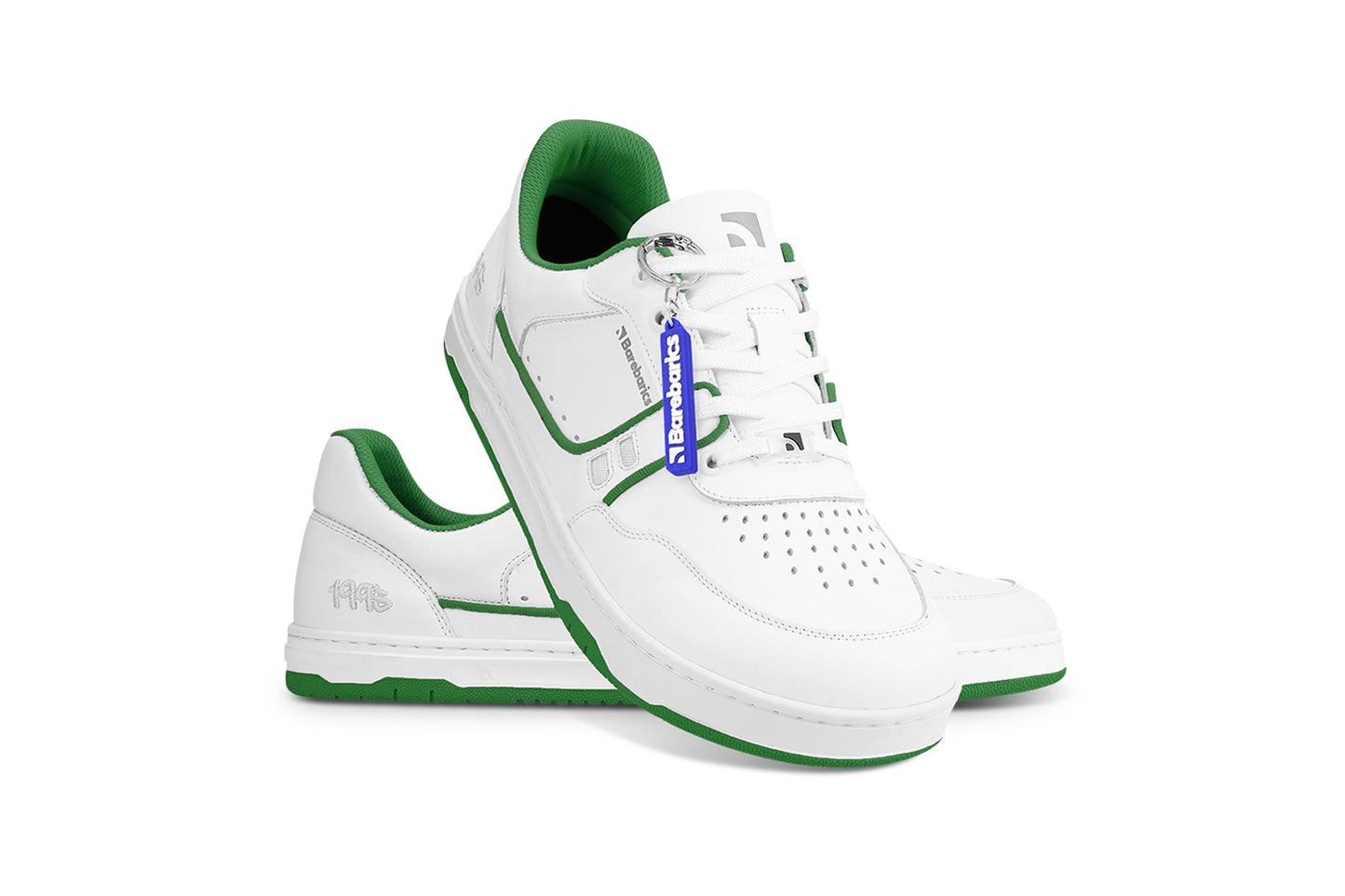 Barefoot Sneakers Barebarics Arise - White & Green