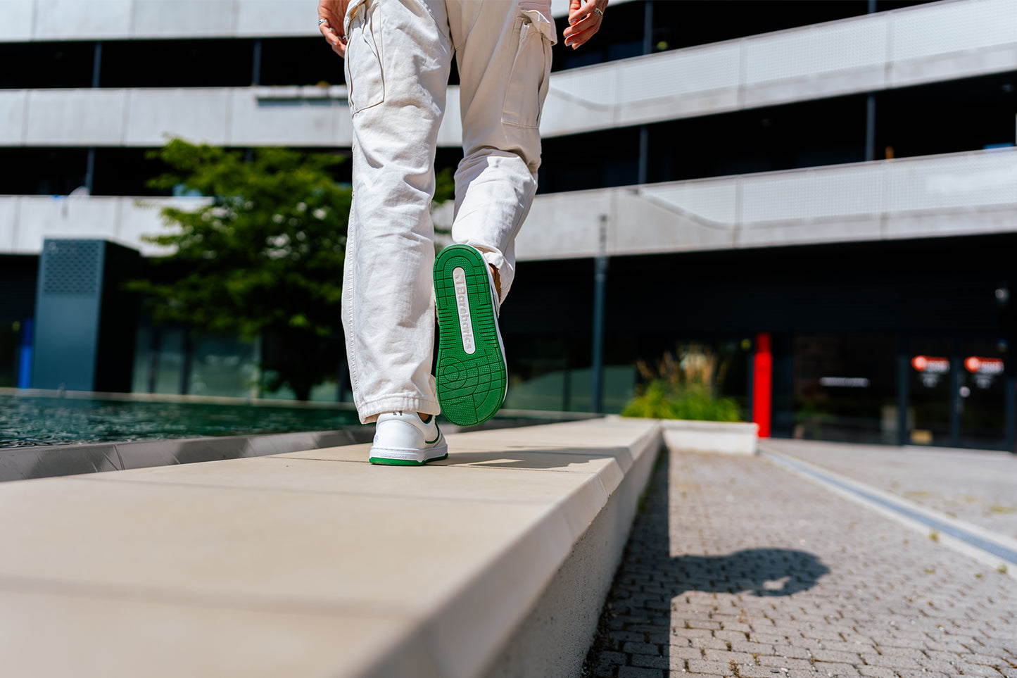 Barefoot Sneakers Barebarics Arise - White & Green