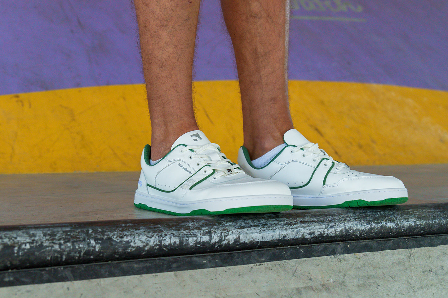 Barefoot Sneakers Barebarics Arise - White & Green