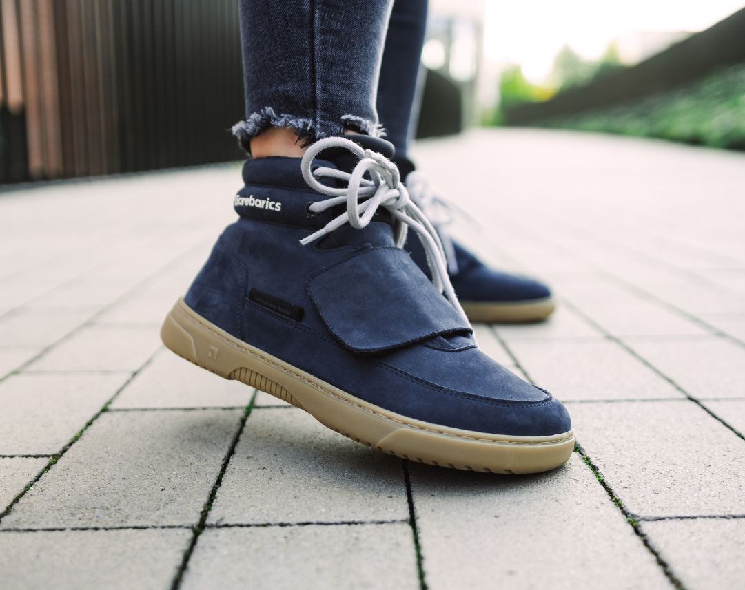 Barefoot Sneakers Barebarics Blizzard - Navy Blue