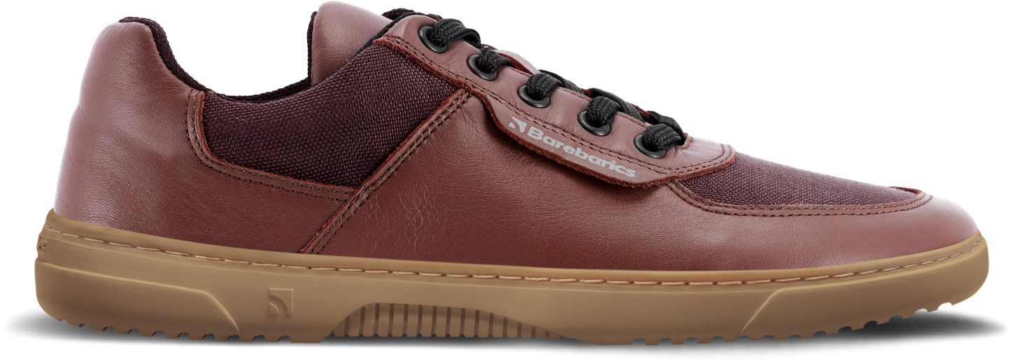 Barefoot Sneakers Barebarics Bravo - Maroon Brown