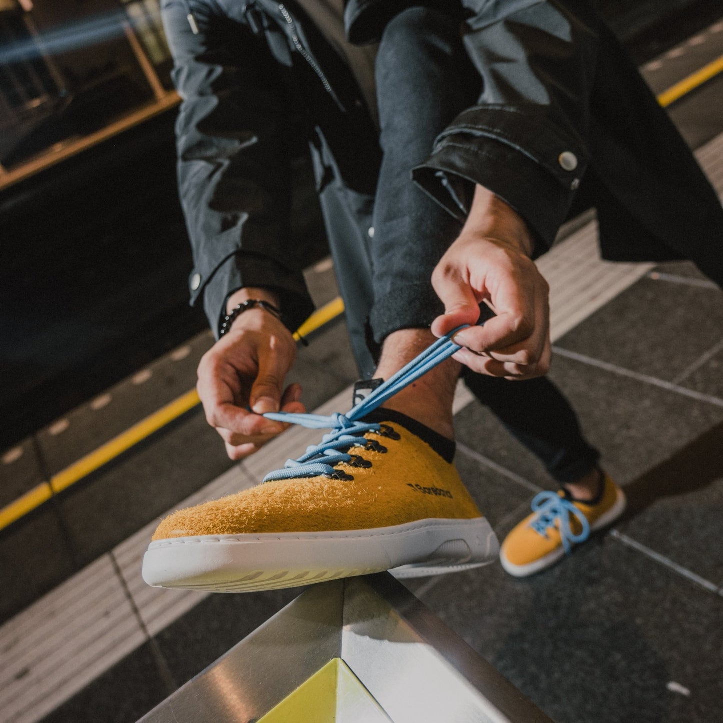 Barefoot Sneakers Barebarics Bronx - Mustard