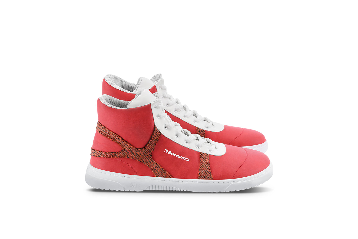 Zapatillas descalzas Barebarics - Hifly - Rojo y blanco