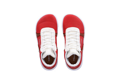 Zapatillas descalzas Barebarics - Hifly - Rojo y blanco