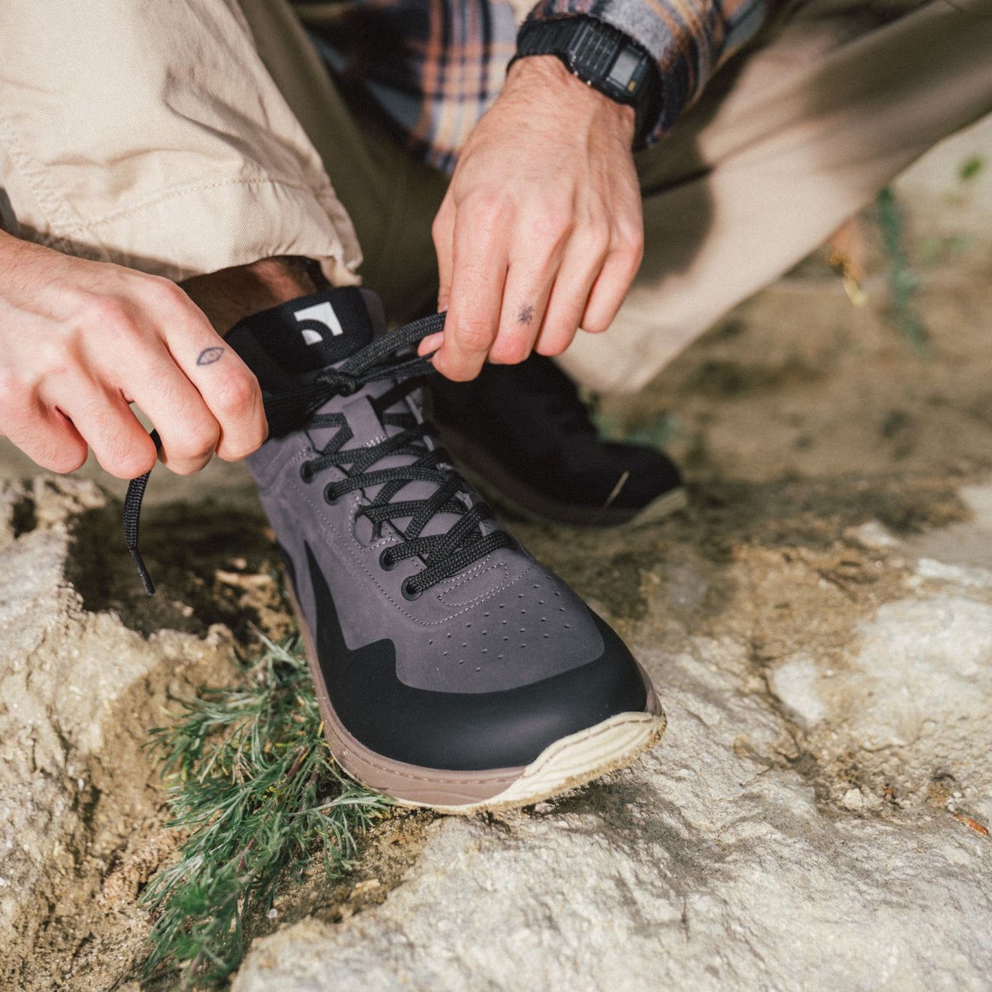 Barefoot Shoes Barebarics Trekker - Dark Grey