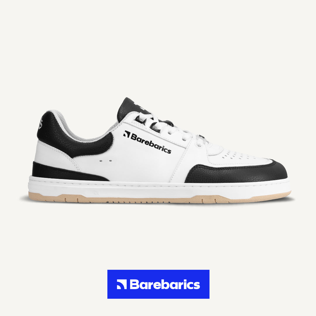 Barefoot Sneakers Barebarics Wave - White & Black