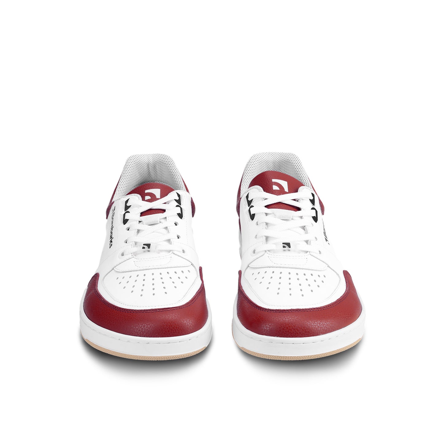 Barefoot Sneakers Barebarics Wave - White & Crimson Red