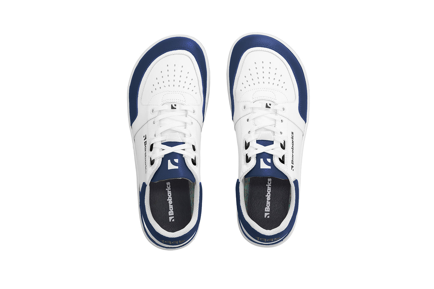 Barefoot Sneakers Barebarics Wave - White & Dark Blue