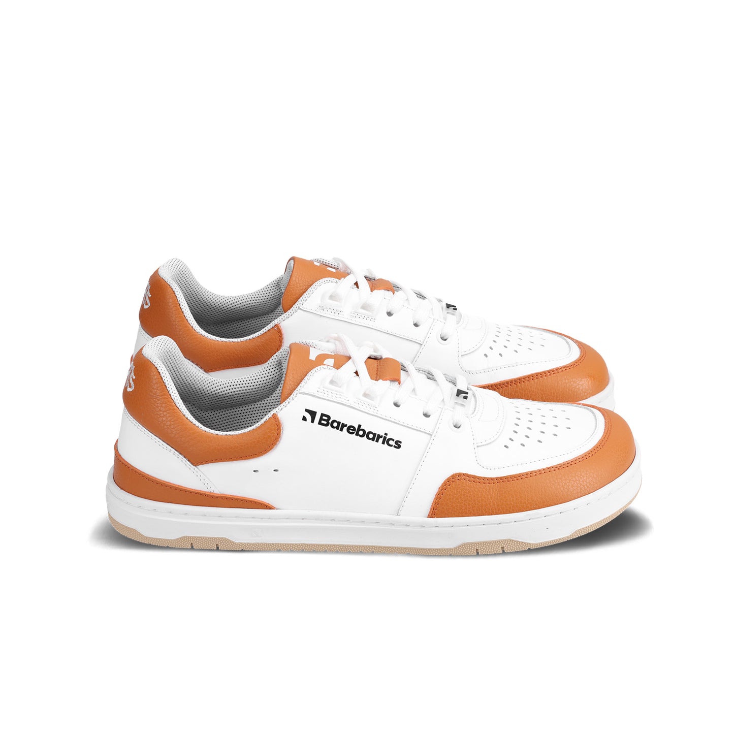 Barefoot Sneakers Barebarics Wave - White & Orange (SALE)