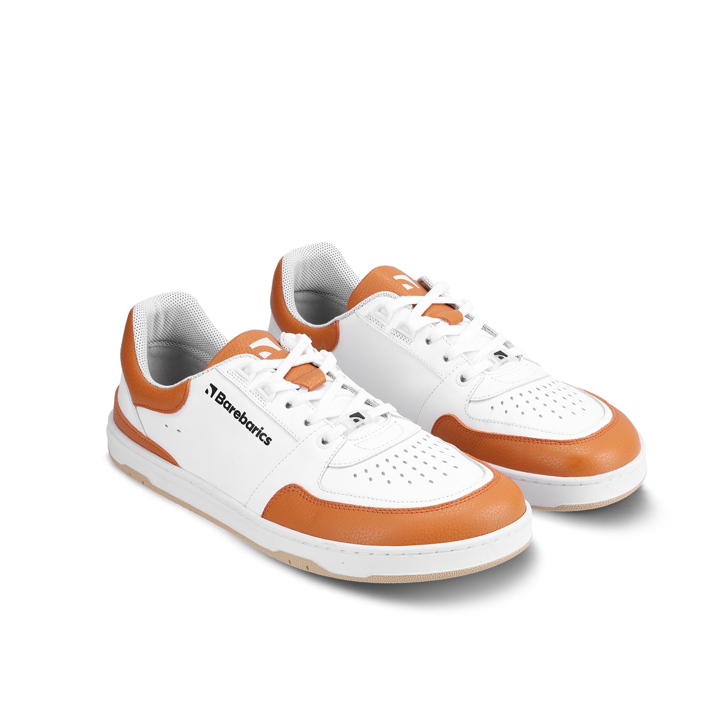 Barefoot Sneakers Barebarics Wave - White & Orange (SALE)