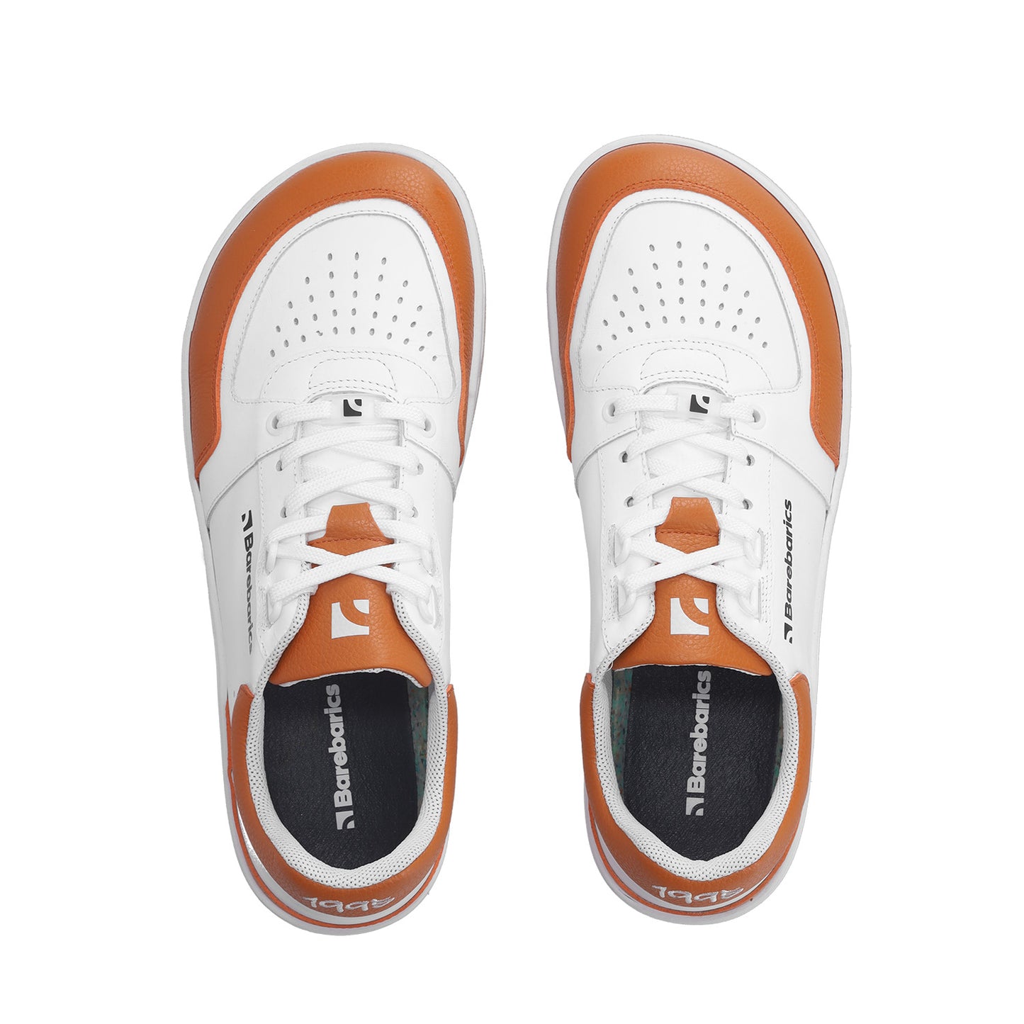 Barefoot Sneakers Barebarics Wave - White & Orange (SALE)