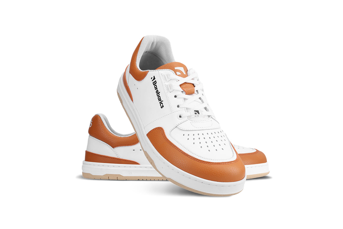 Barefoot Sneakers Barebarics Wave - White & Orange (SALE)