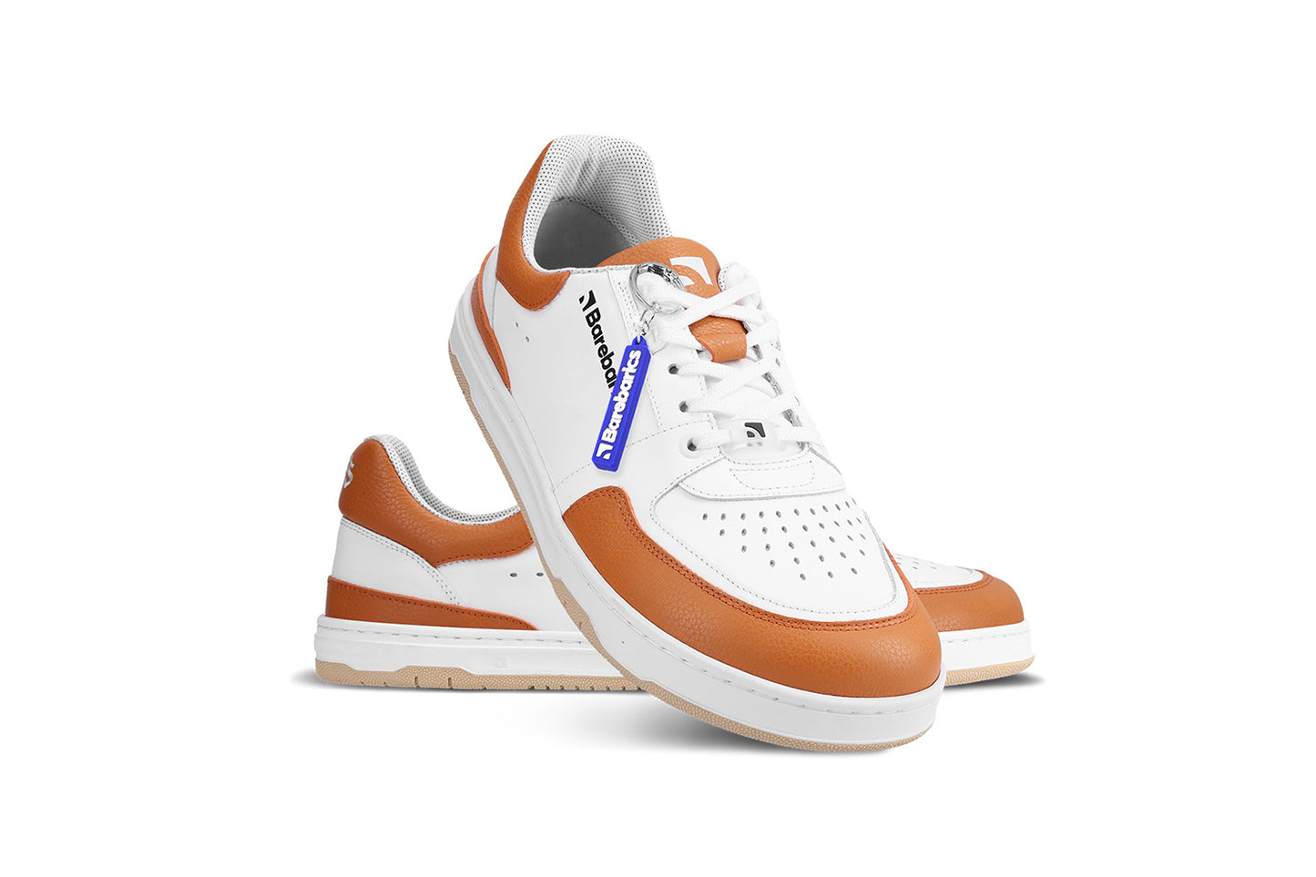 Barefoot Sneakers Barebarics Wave - White & Orange (SALE)