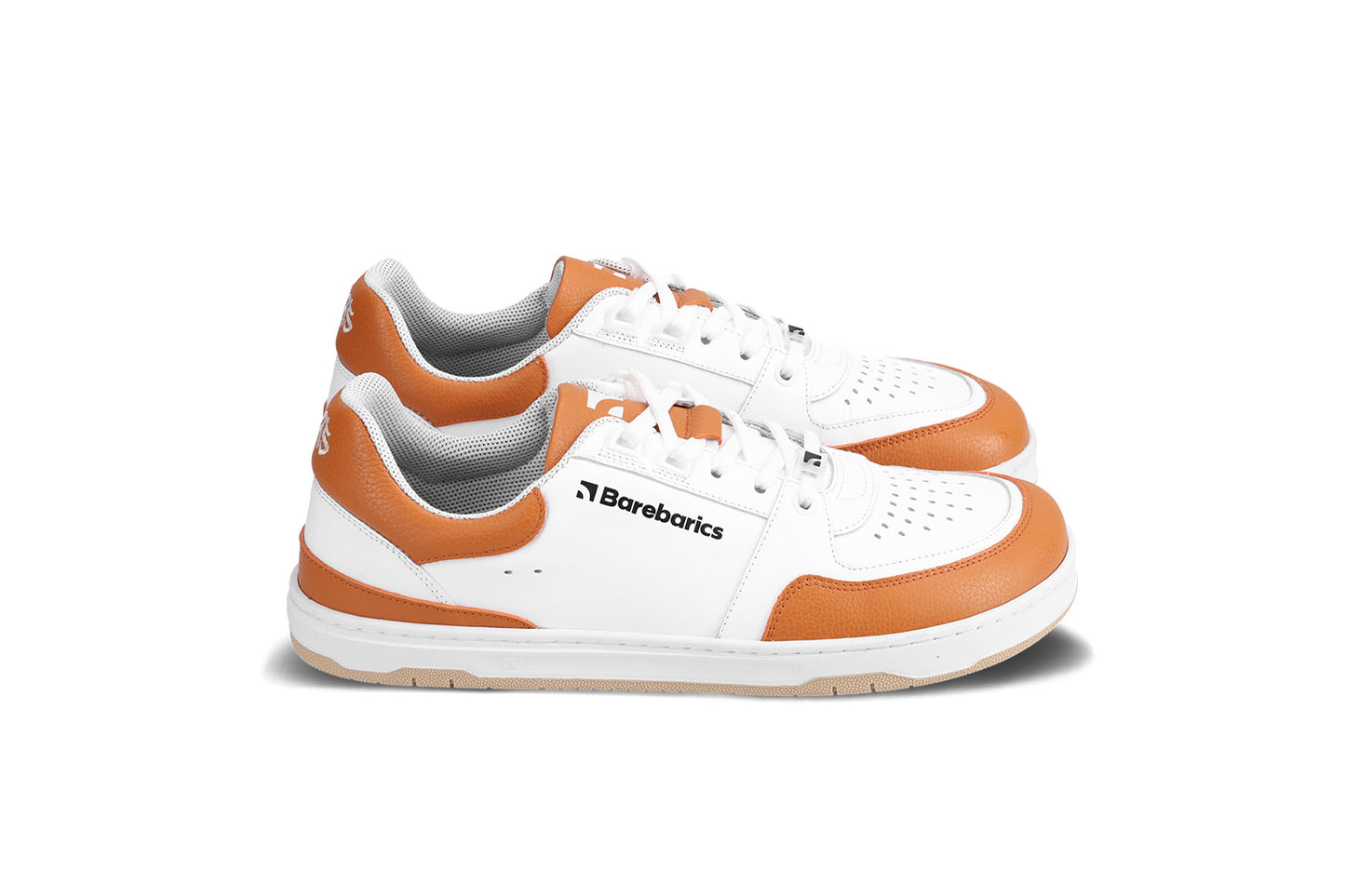 Barefoot Sneakers Barebarics Wave - White & Orange (SALE)