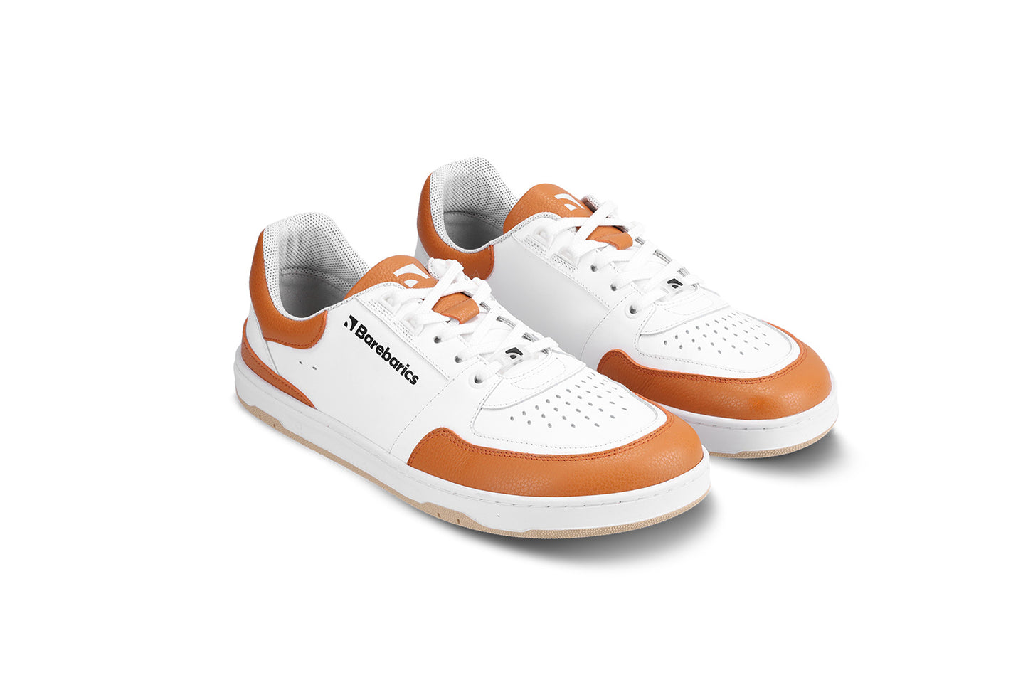 Barefoot Sneakers Barebarics Wave - White & Orange (SALE)