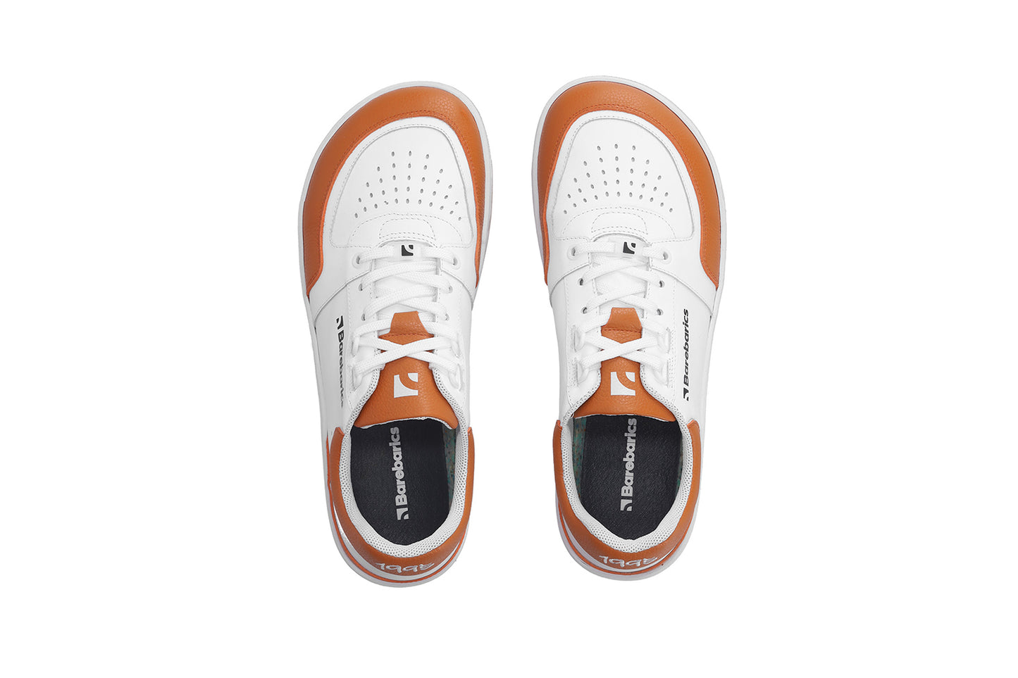 Barefoot Sneakers Barebarics Wave - White & Orange (SALE)