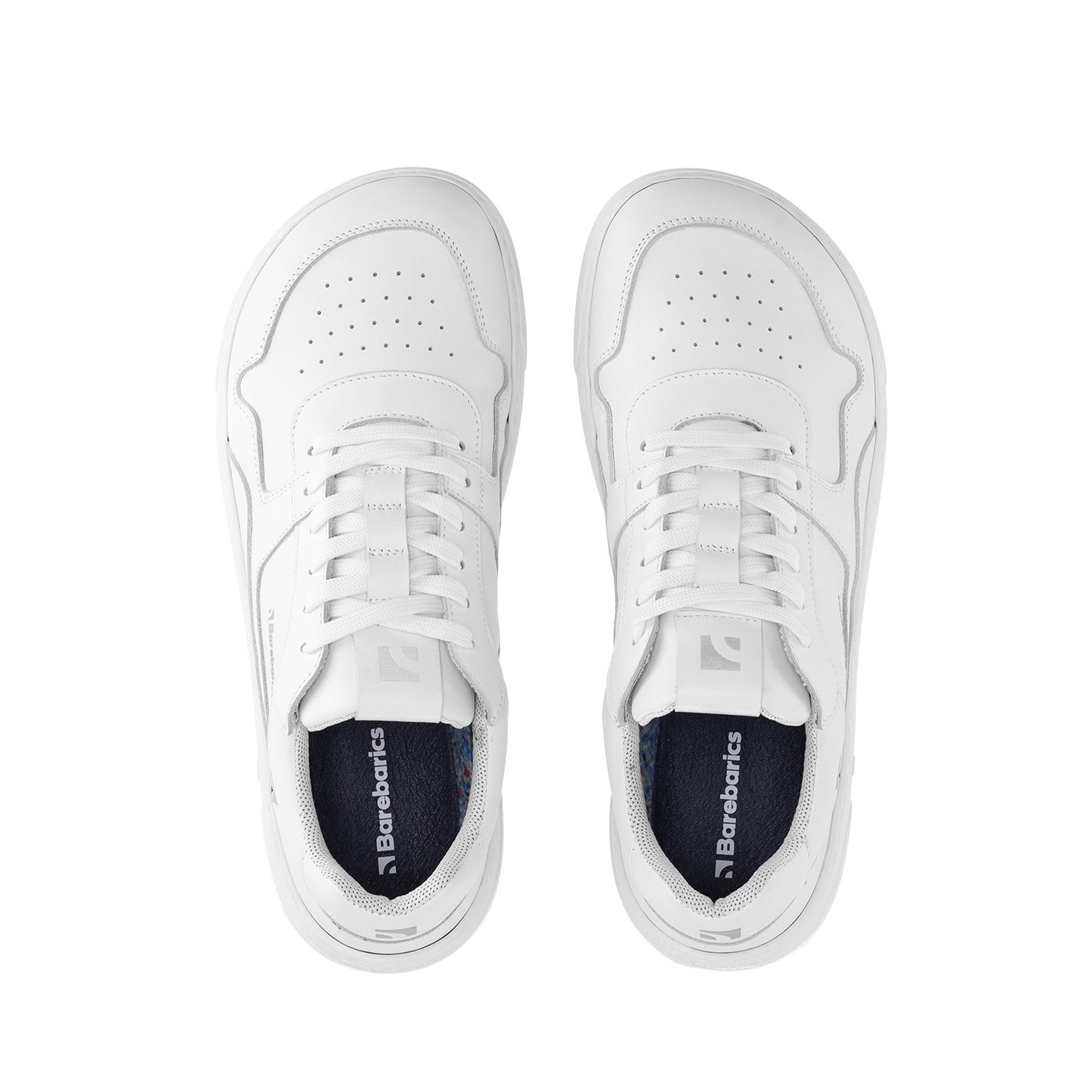 Barefoot Sneakers Barebarics Zing - All White - Leather