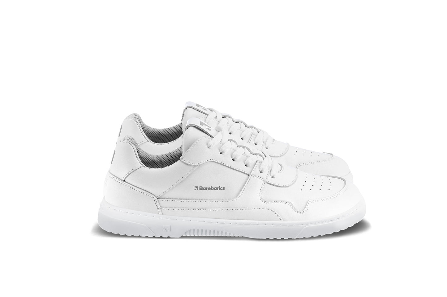 Barefoot Sneakers Barebarics Zing - All White - Leather