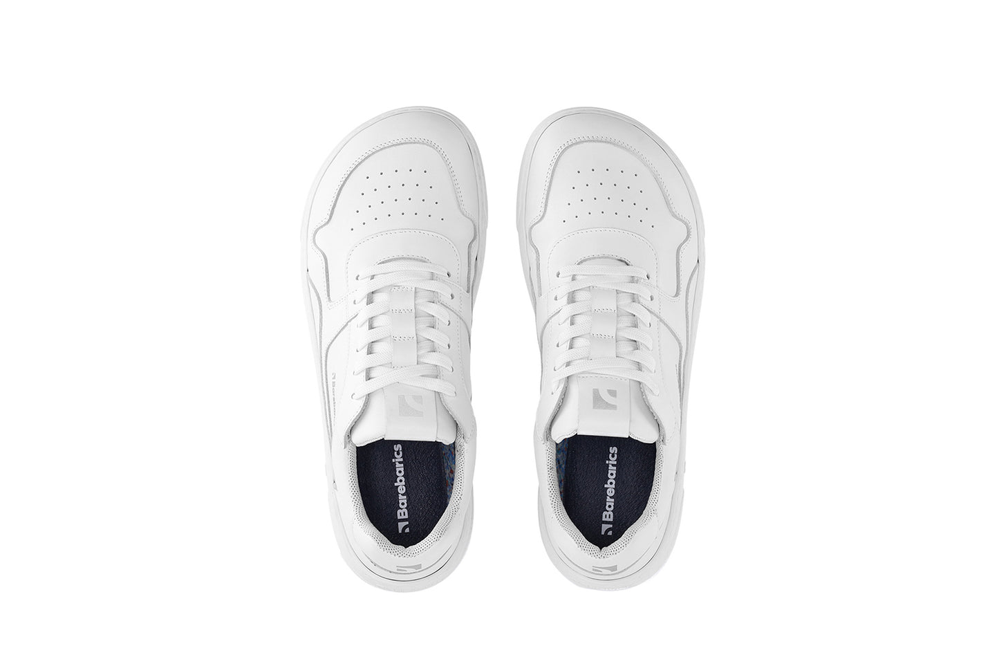 Barefoot Sneakers Barebarics Zing - All White - Leather