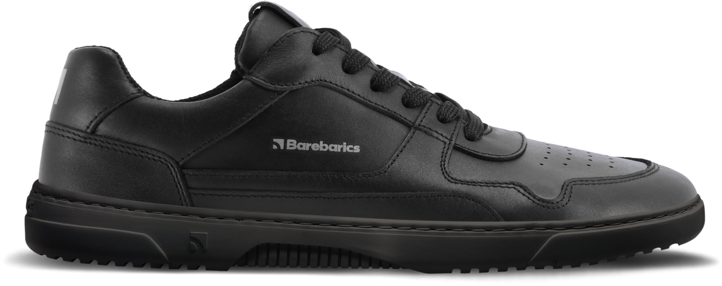 Barefoot Sneakers Barebarics Zing - Black - Leather