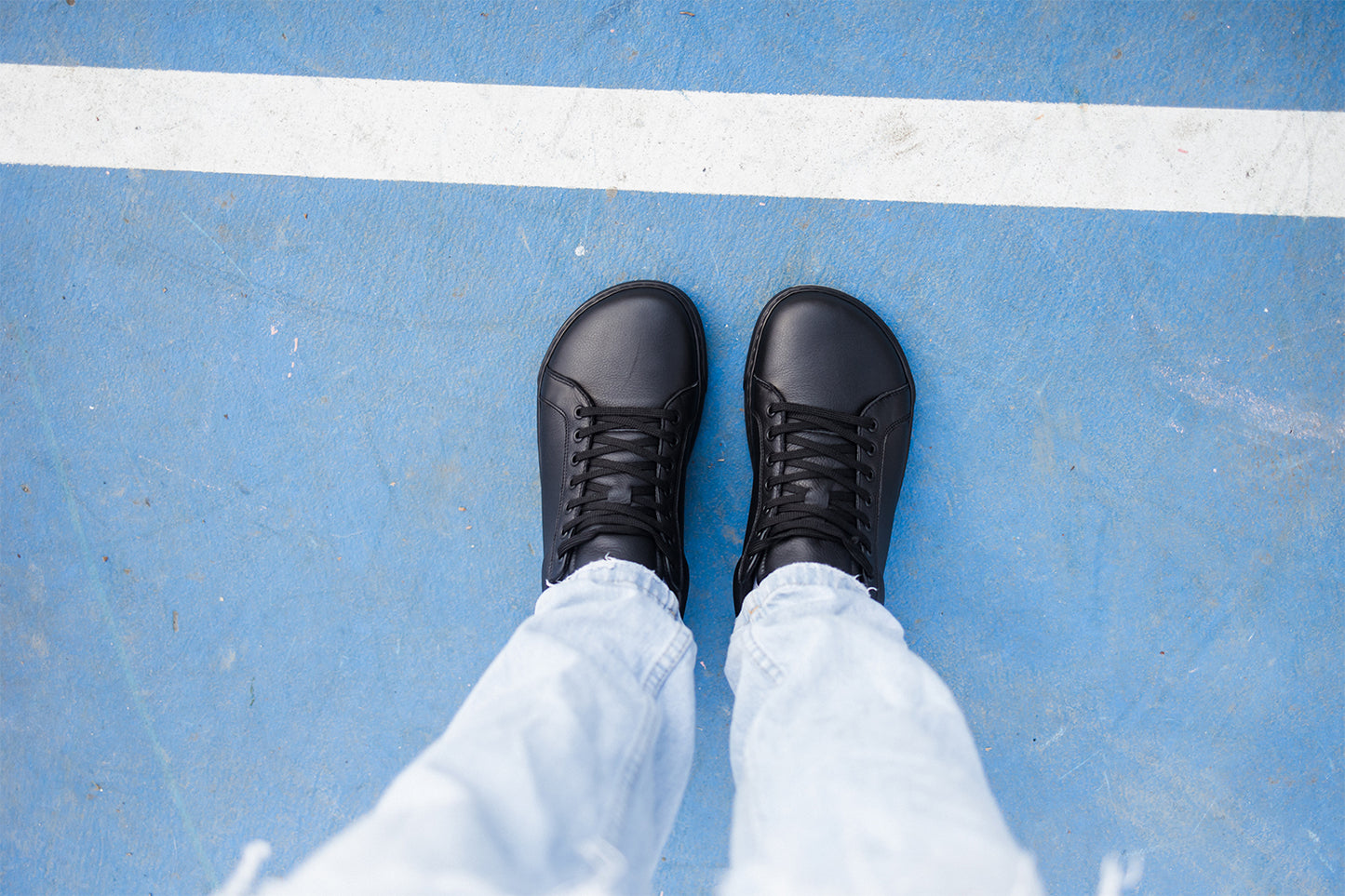 Barefoot Sneakers Barebarics Zing - Black - Leather