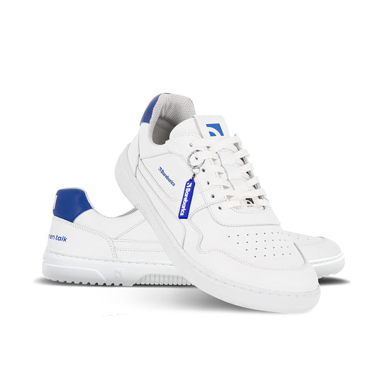 Barefoot Sneakers Barebarics Zing - Brave Men Talk - White & Blue