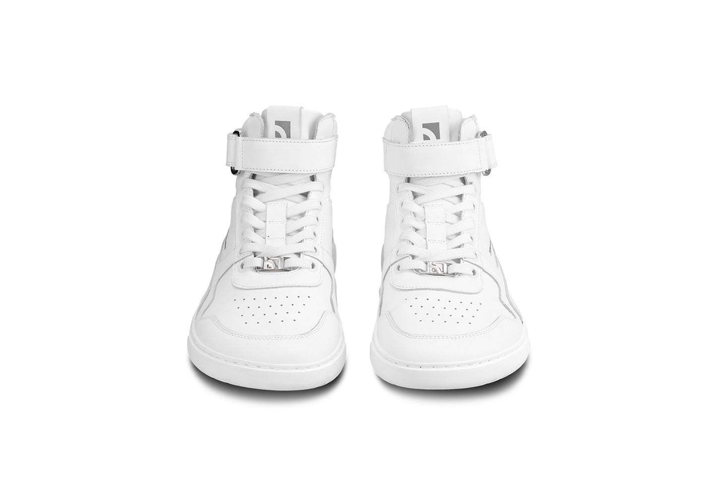 Barefoot Sneakers Barebarics Zing - High Top - All White - Leather