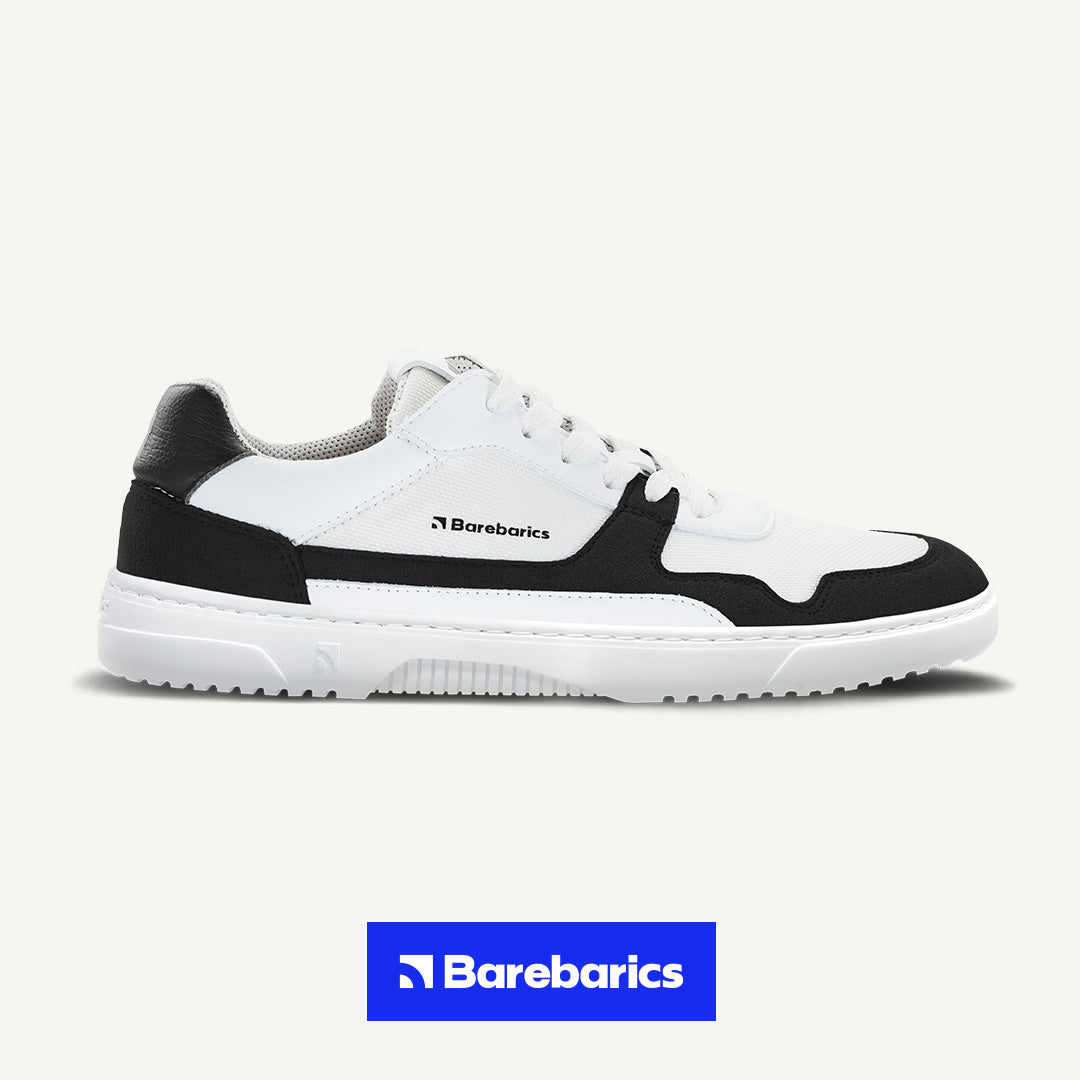 Barefoot Sneakers Barebarics - Zing - White & Black