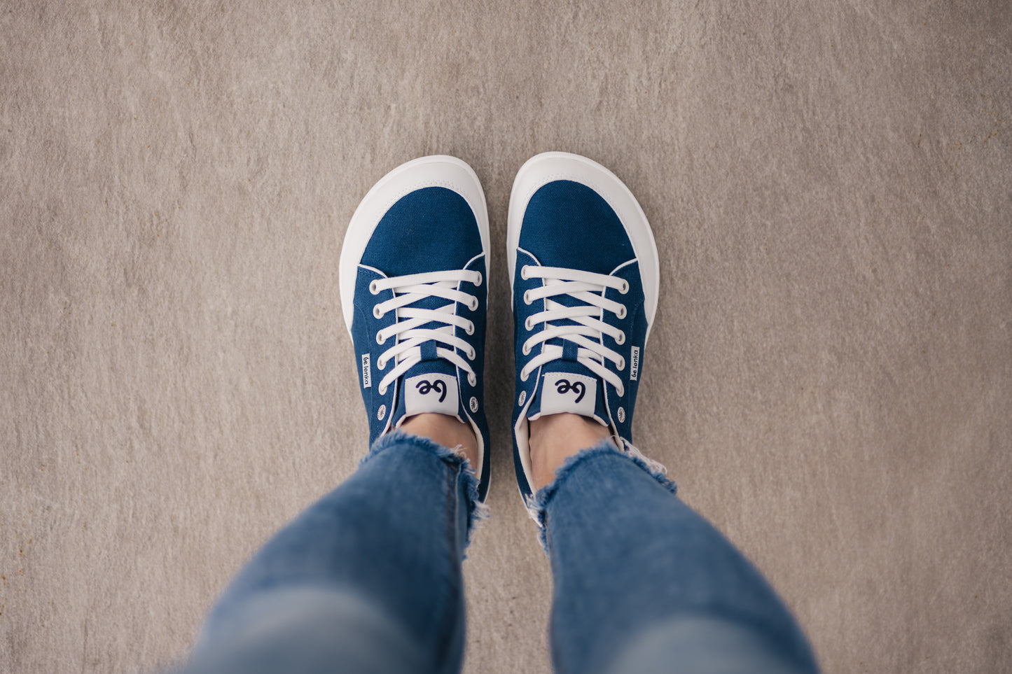 Barefoot Sneakers Be Lenka Rebound - Dark Blue & White