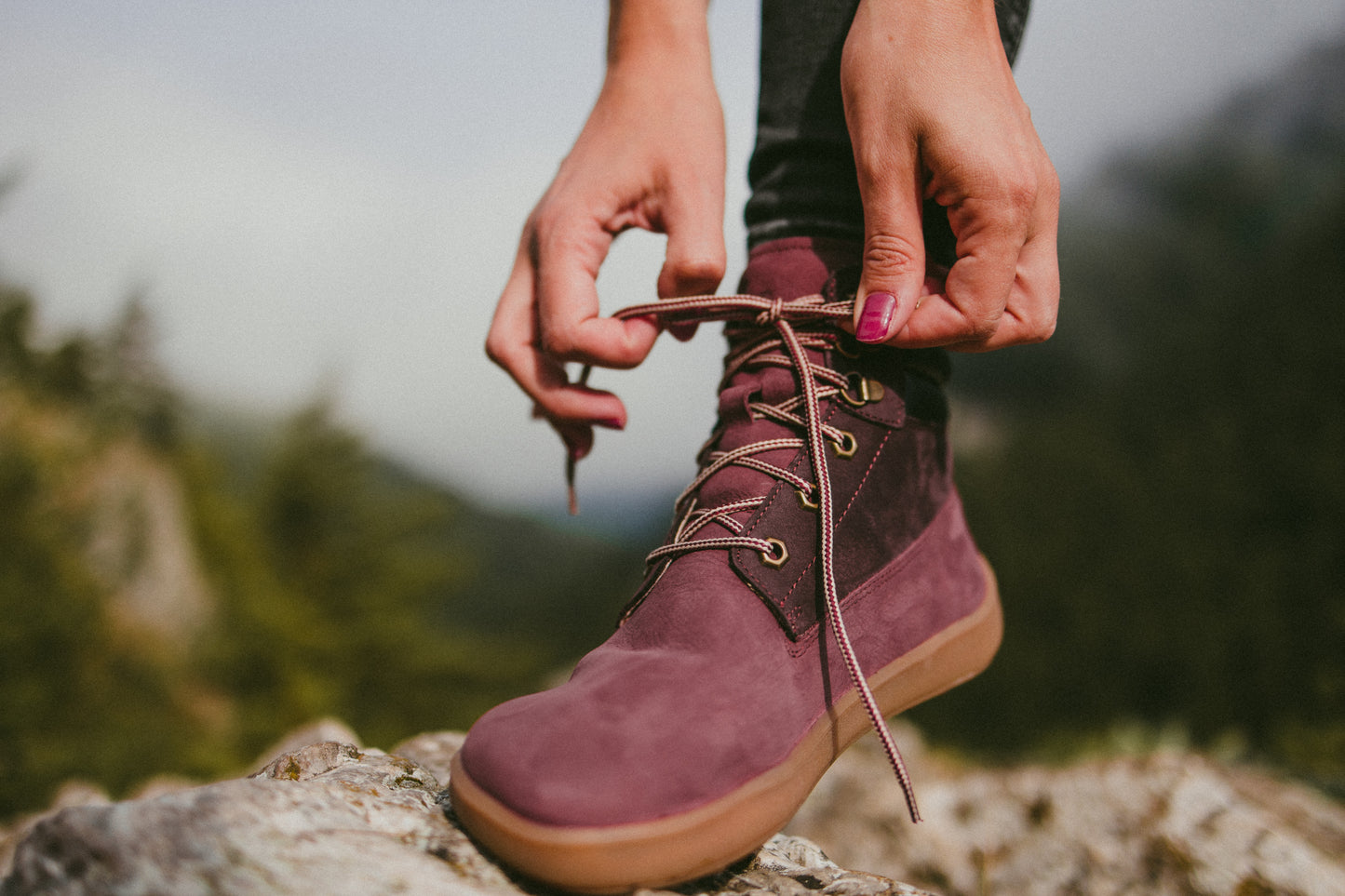 Barefoot Boots Be Lenka Nevada Neo - Burgundy