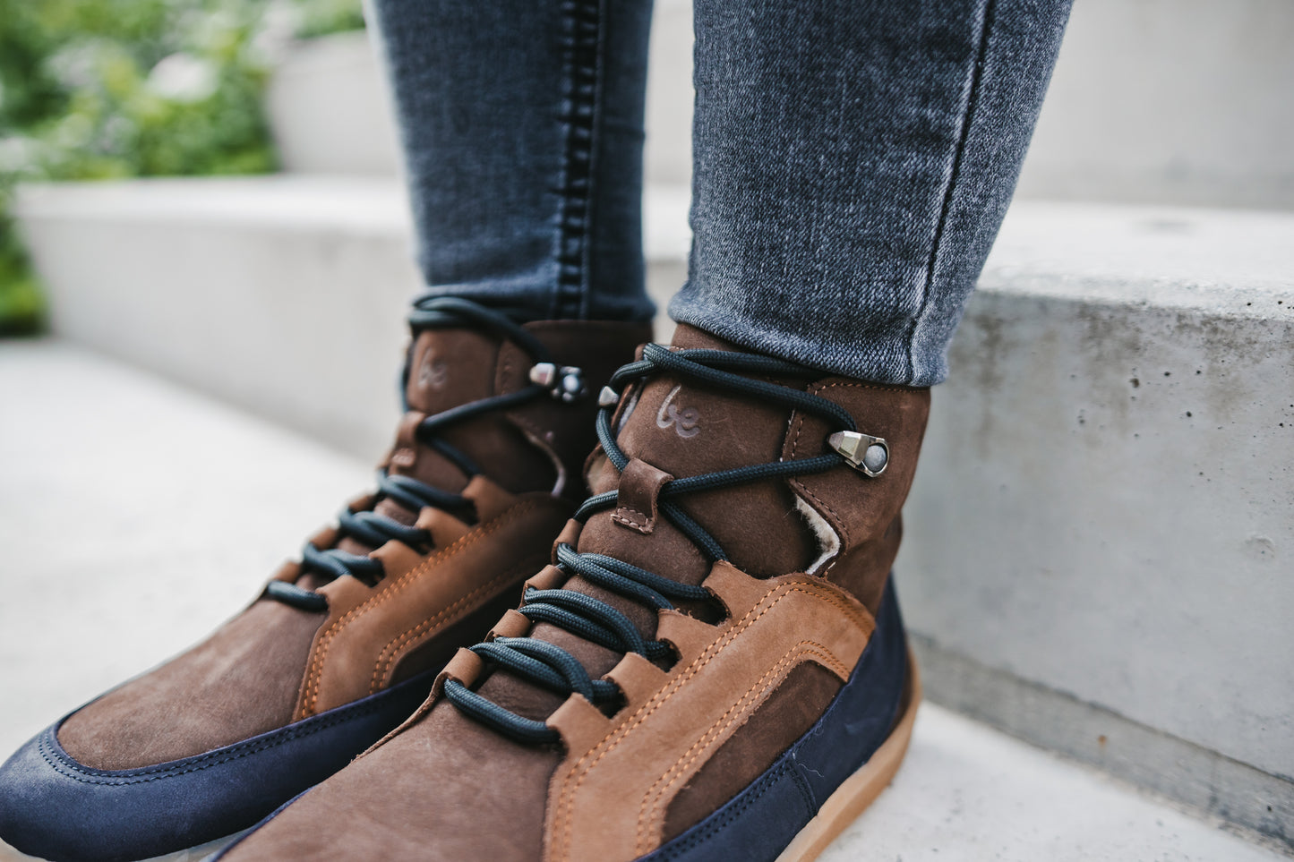 Barefoot Boots Be Lenka York - Brown & Navy