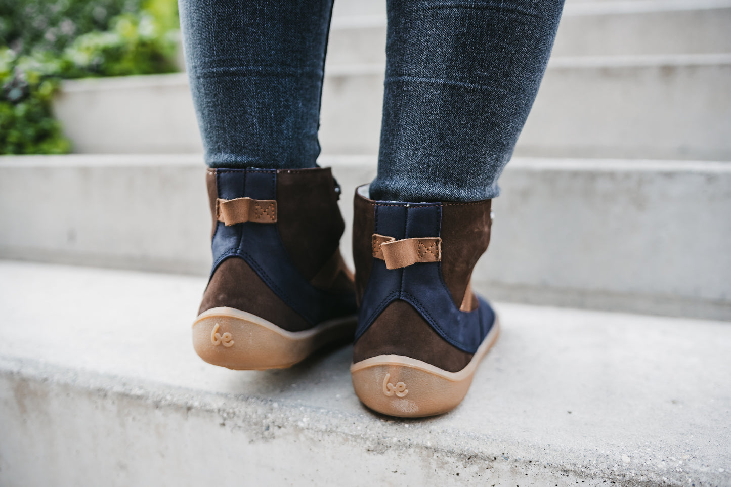 Barefoot Boots Be Lenka York - Brown & Navy