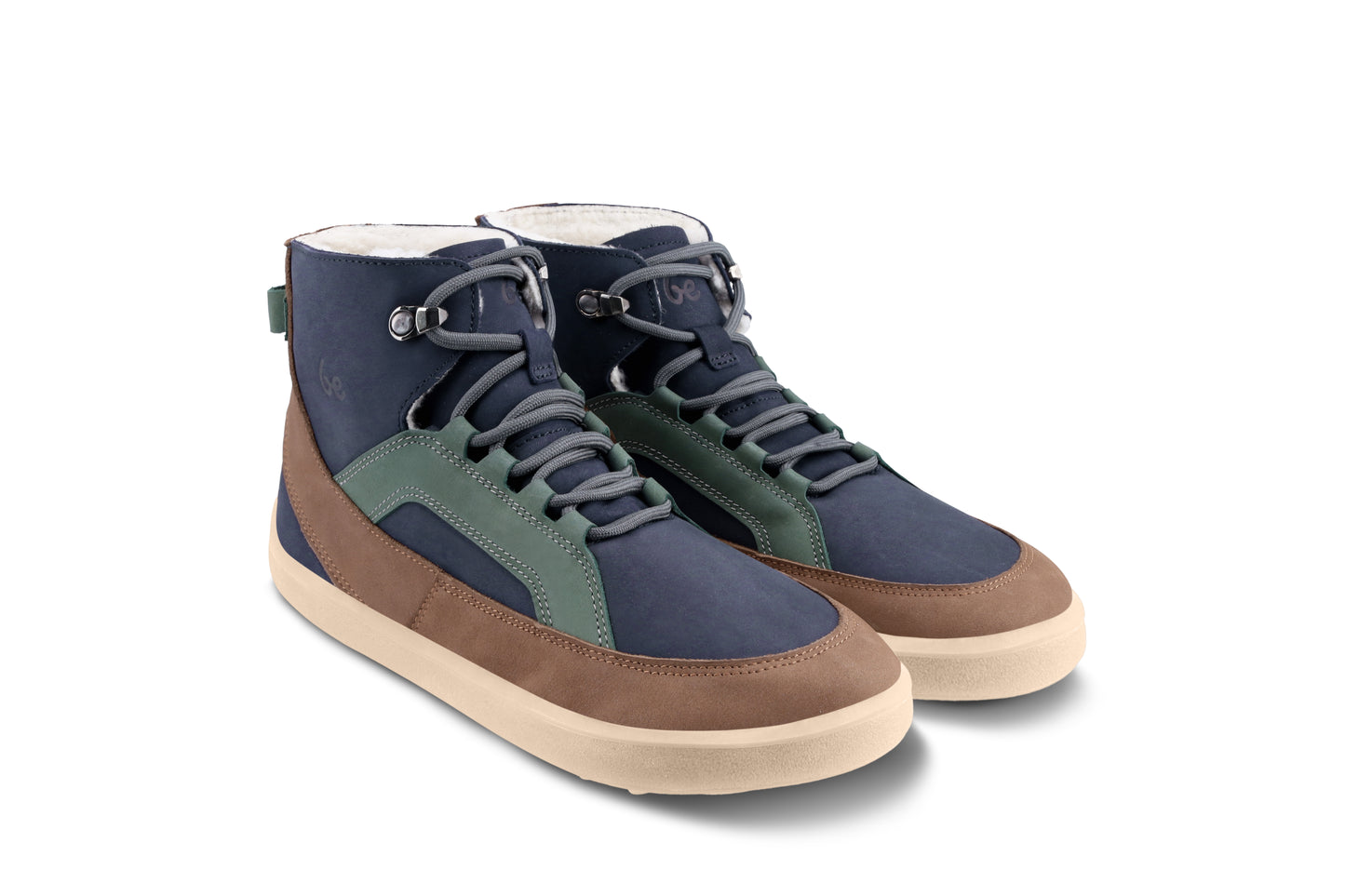 Barefoot Boots Be Lenka York - Navy, Brown & Beige (SALE)