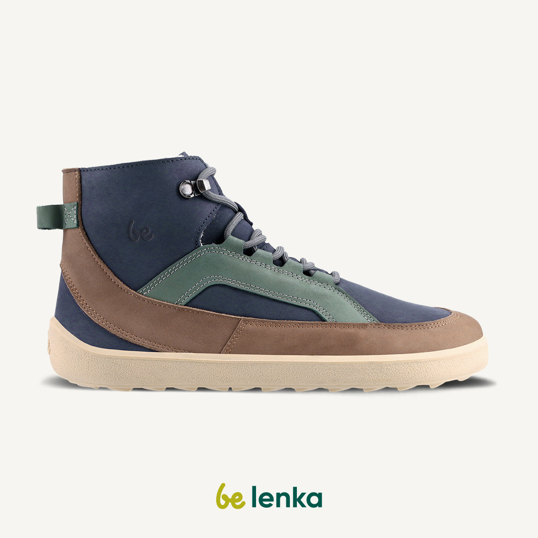 Barefoot Boots Be Lenka York - Navy, Brown & Beige (SALE)