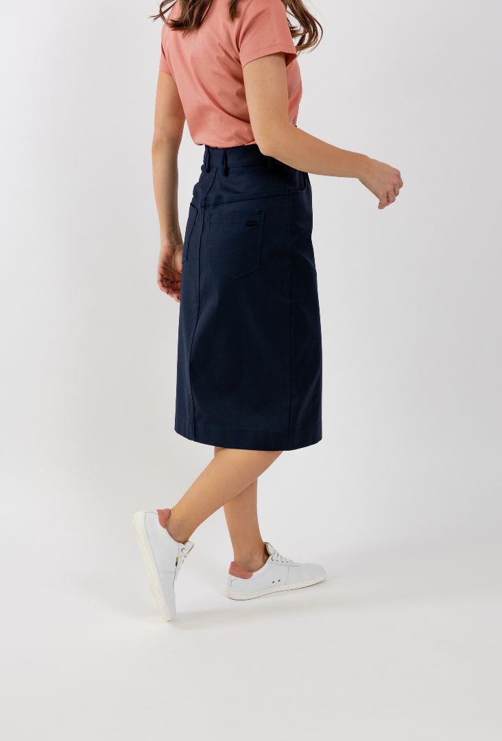 Women's Midi Skirt Be Lenka Essentials - Navy