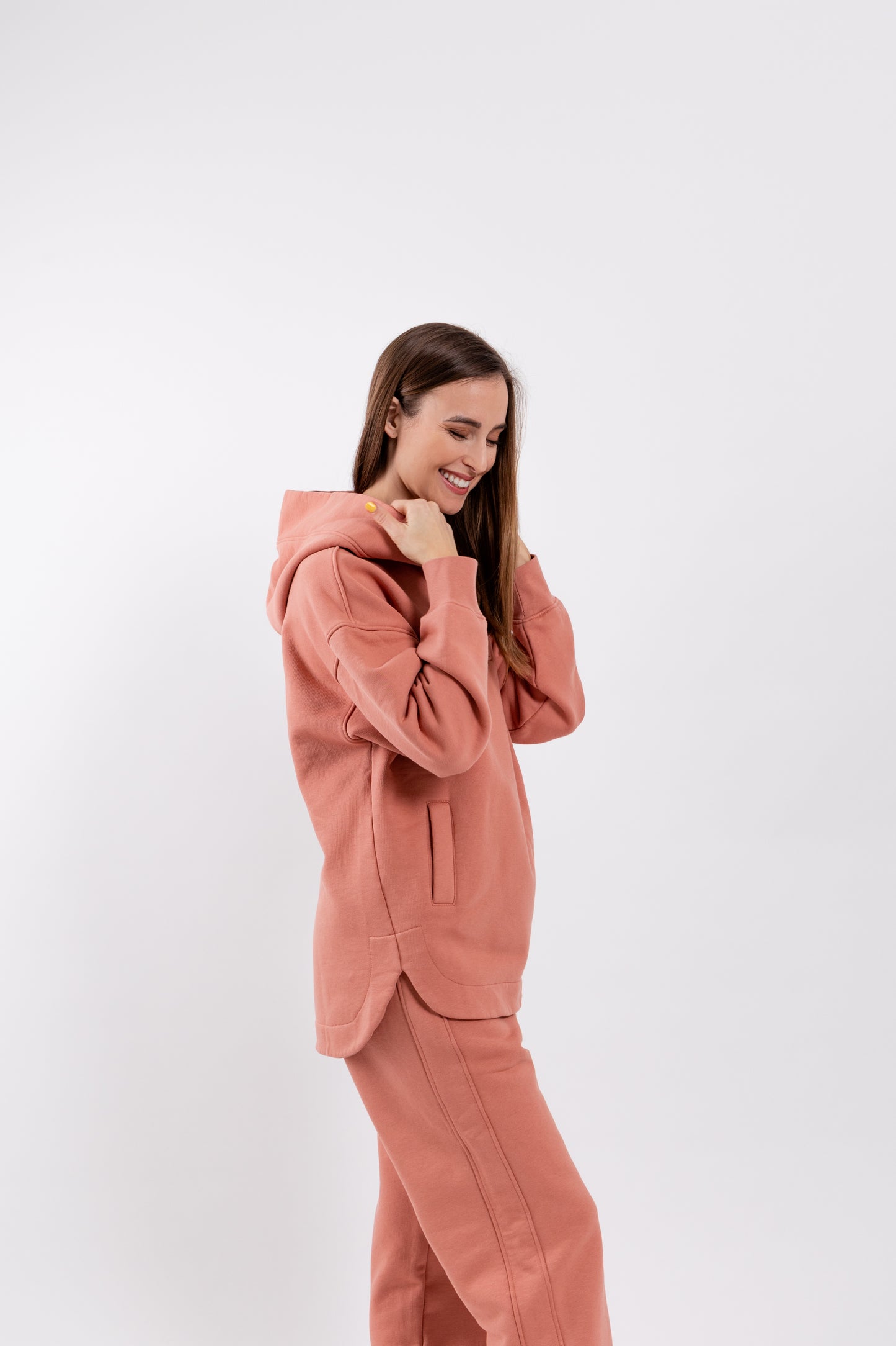 Women's Hoodie Be Lenka Essentials - Salmon Pink