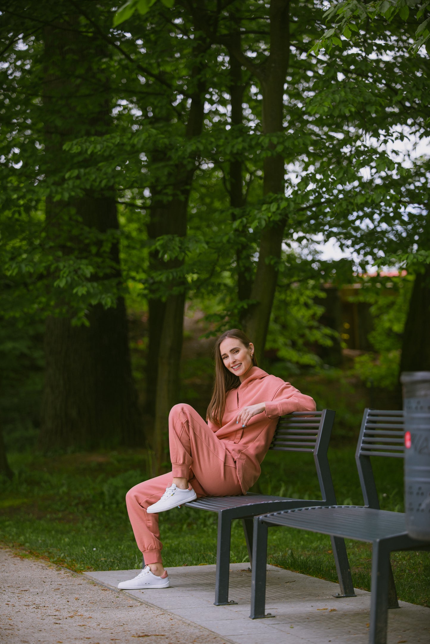 Women's Hoodie Be Lenka Essentials - Salmon Pink