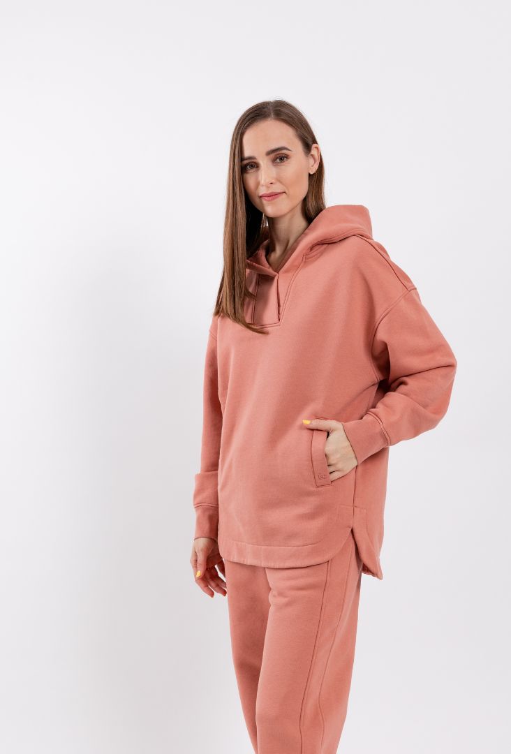 Women's Hoodie Be Lenka Essentials - Salmon Pink