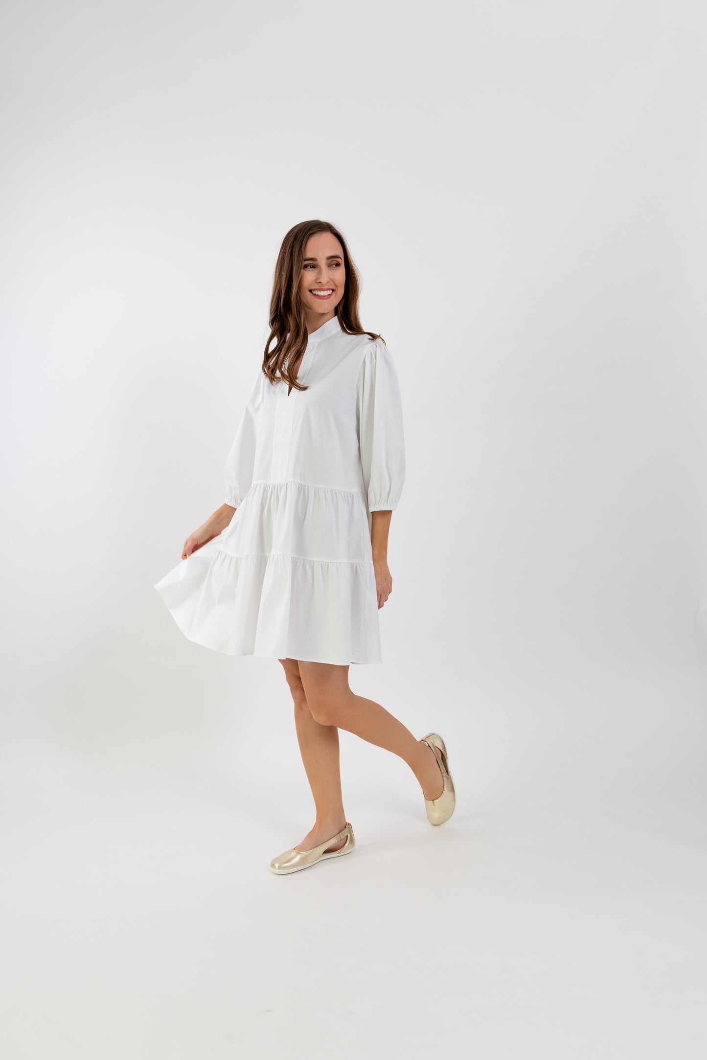 Women's Shirt Dress Be Lenka Essentials - White